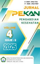 					Lihat Vol 4 No 2 (2025): PEKAN : Pengabdian Kesehatan
				